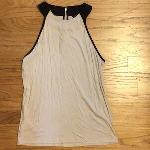 Ann Taylor Piped Halter Top